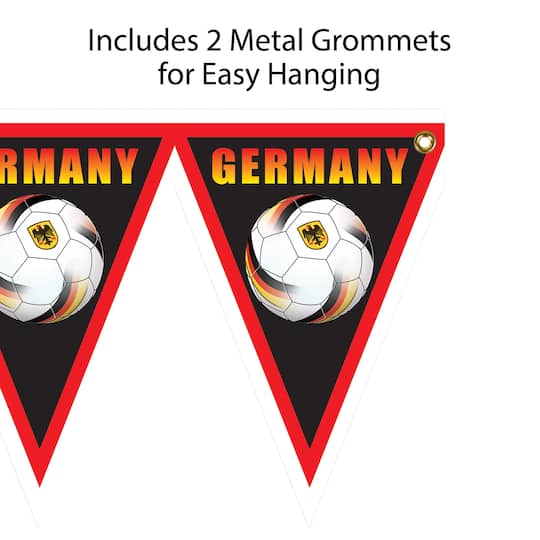 11" x 6.5ft. Germany Soccer Pennant Banner